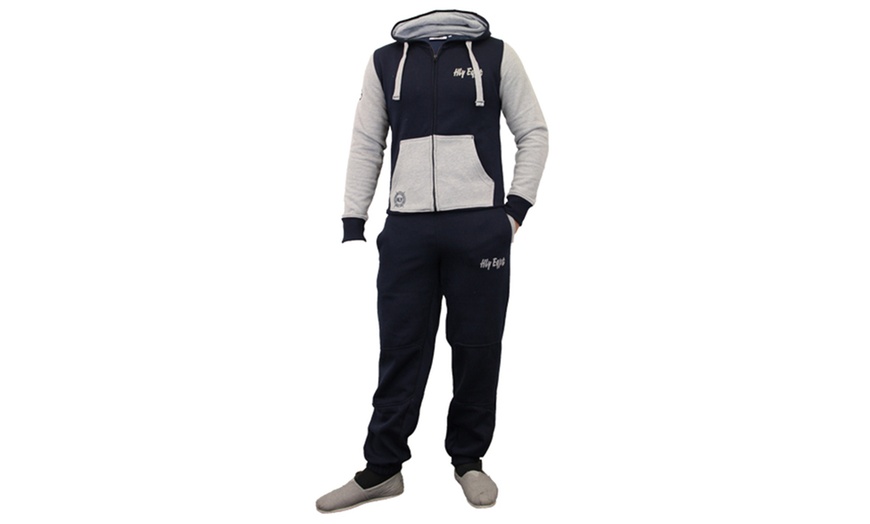 Image 37: Men's Two-Piece Tracksuit Set