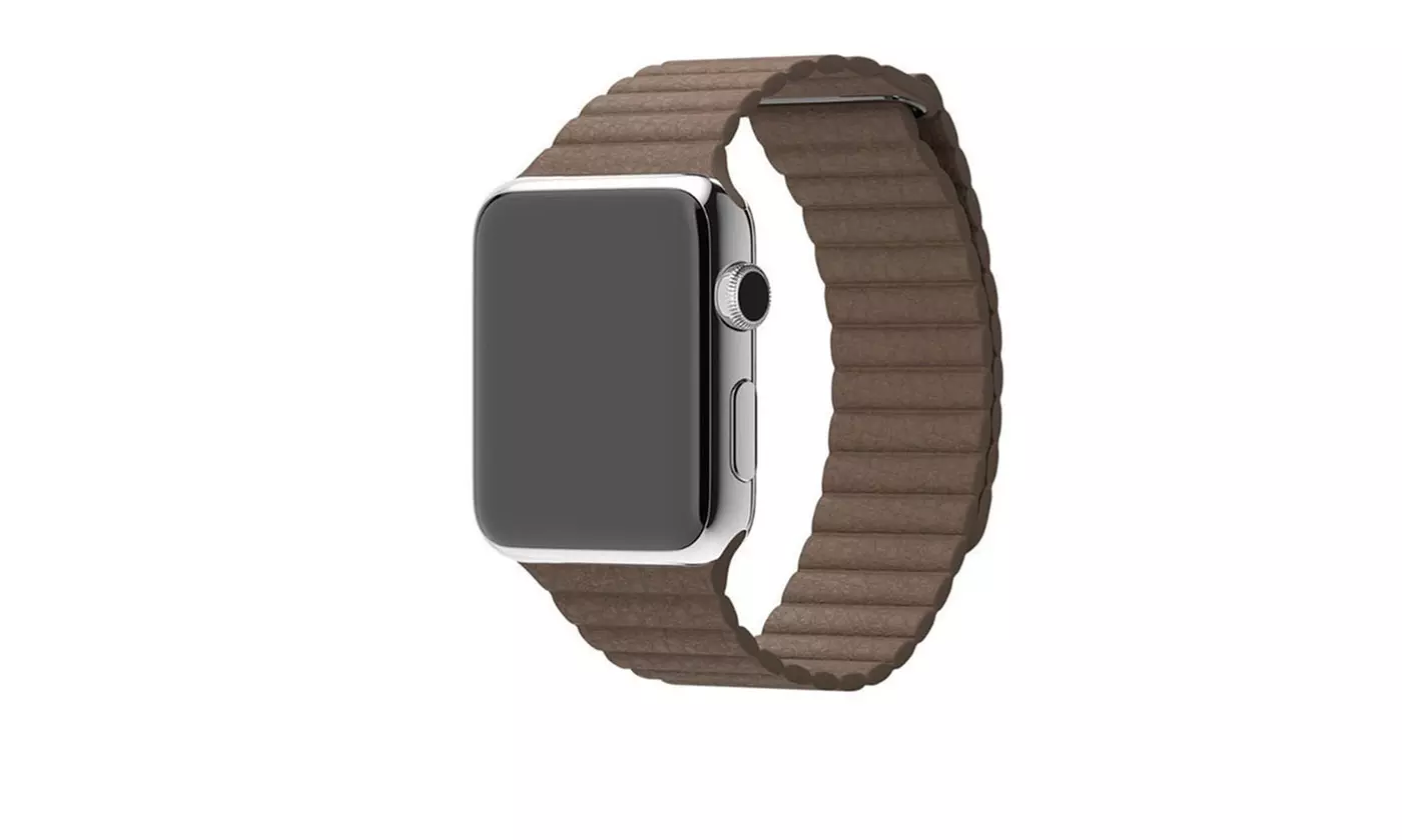 iPM Leather Strap With Magnetic Closure For Apple Watch - Second Medium