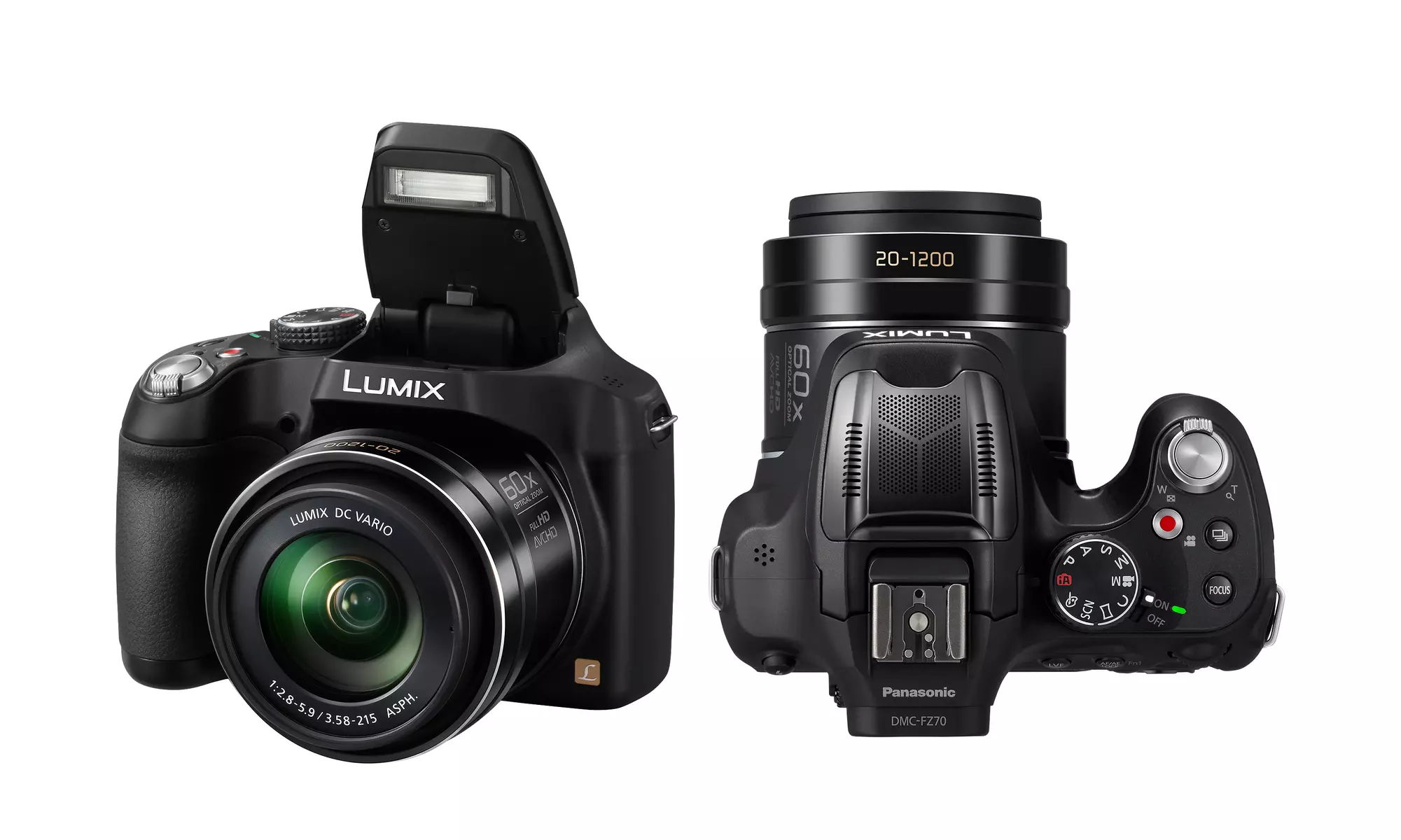 Panasonic Lumix FZ70 16MP 60x Zoom Camera Kit (Manufacturer Refurbished) - Second Medium