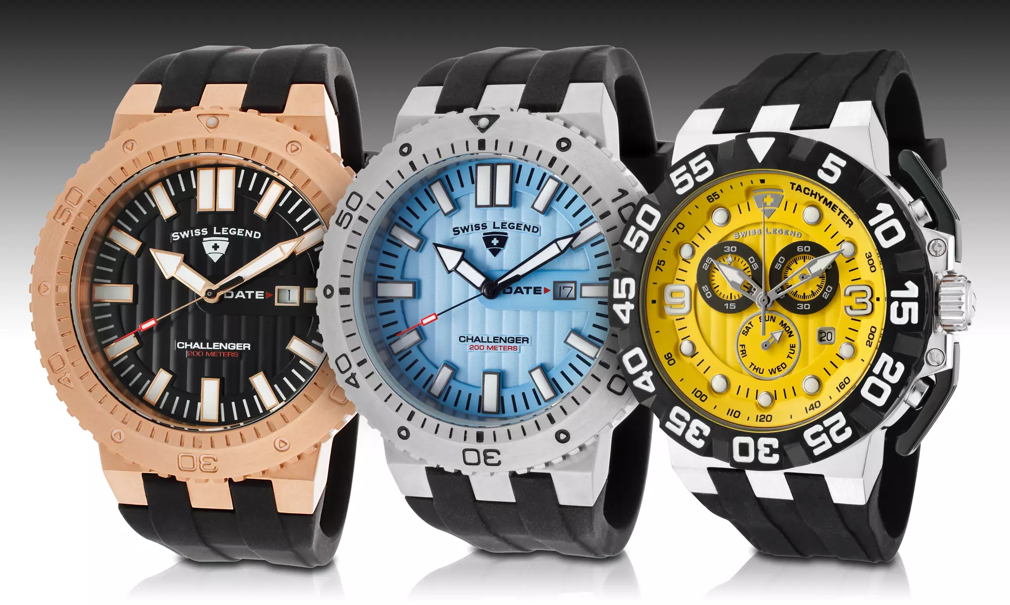Swiss Legend Challenger Collection Watches with Swiss Movement for Men and Women from $39.99–$89.99 - Primary Image