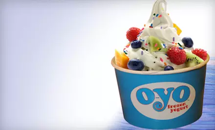 $12 for a Five-Visit Frozen-Yogurt Punch Card at O-Yo Frozen Yogurt ($25 Value) - Primary Image