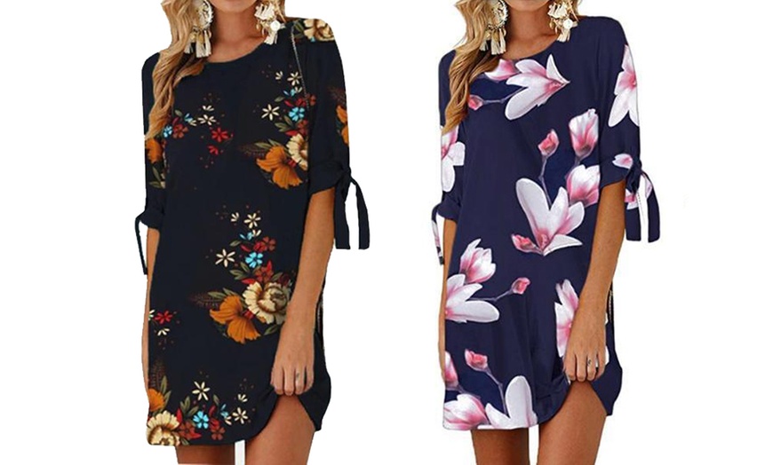 Image 7: Casual Floral Print Dress