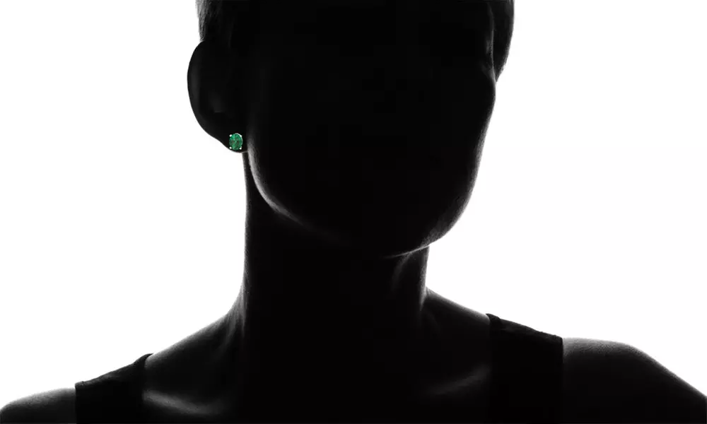 2.00 CTTW Emerald Oval Cut Studs in Sterling Silver by Valencia Gems - Second Medium