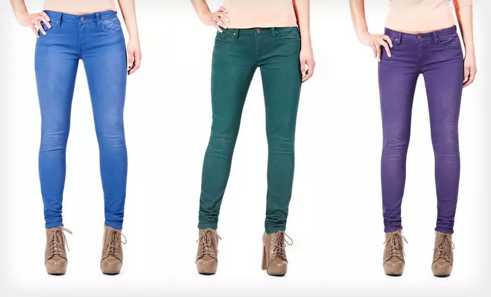 $29.99 for One Pair of Vigoss Women's Skinny Jeans ($64 List Price). 41 Options Available. Free Shipping and Returns. - Second Medium