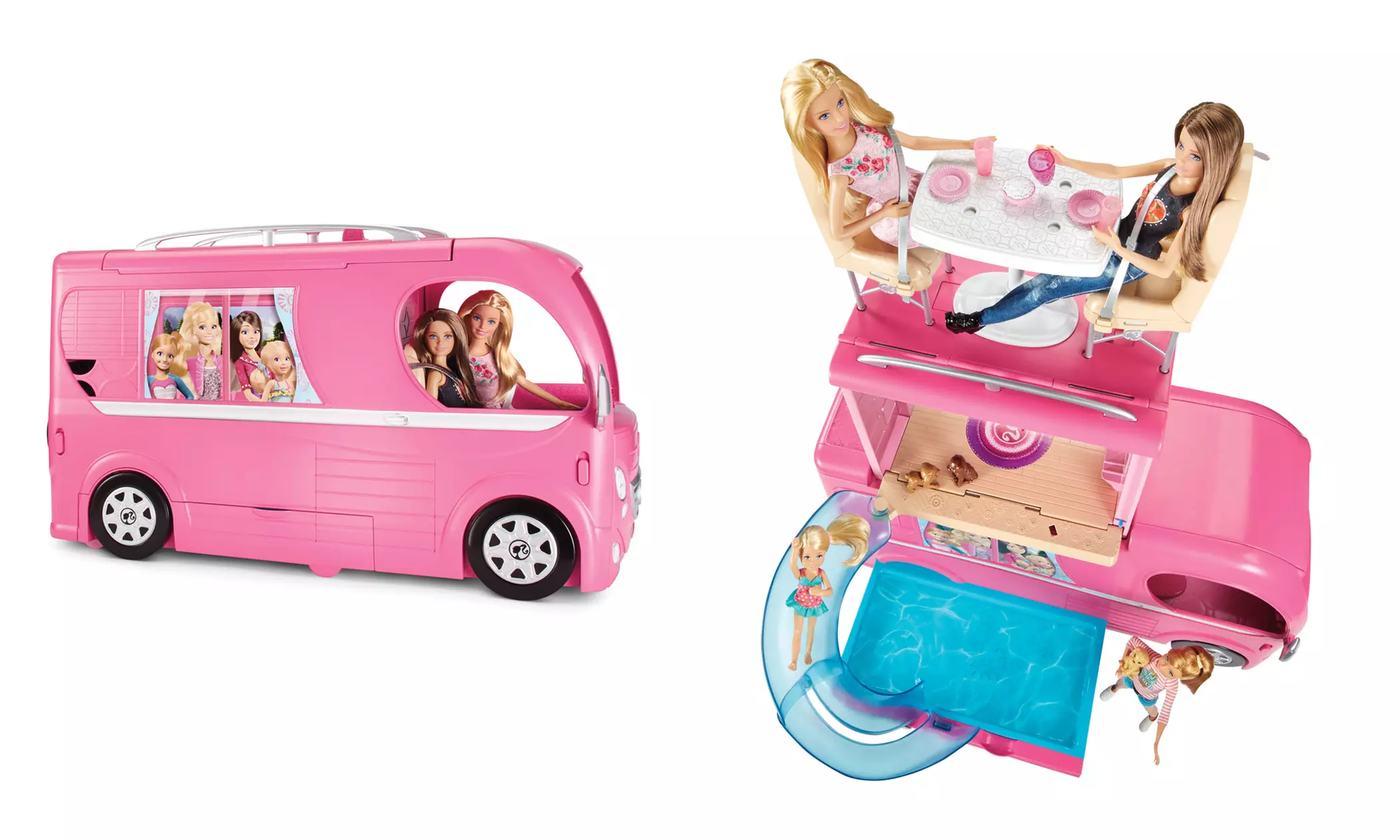 Barbie factory pop up camper