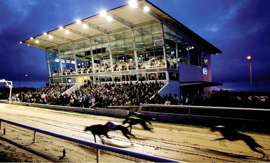 Image 2: Greyhound Racing With Burger