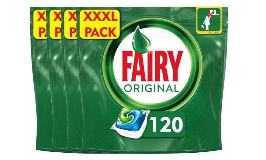 Image 4: Fairy All-in-One Dishwasher Tabs