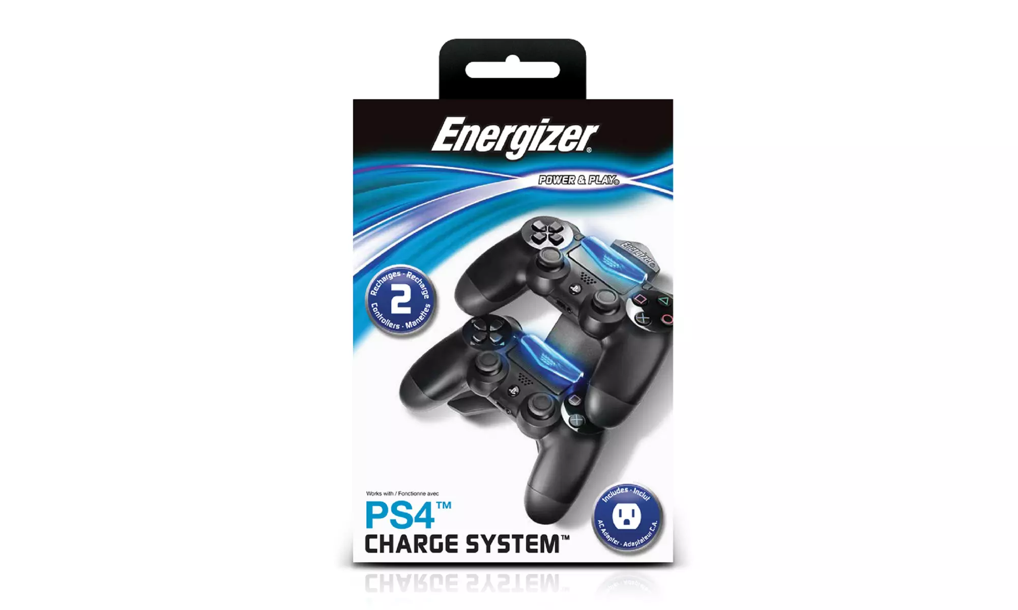 Energizer Power & Play Charging System for PlayStation 4 Controllers - Second Medium