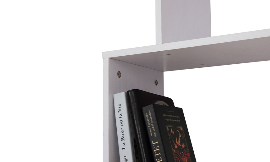 Image 9: Homcom Wooden Bookcase