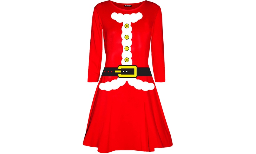 Christmas Santa Costume Dress 