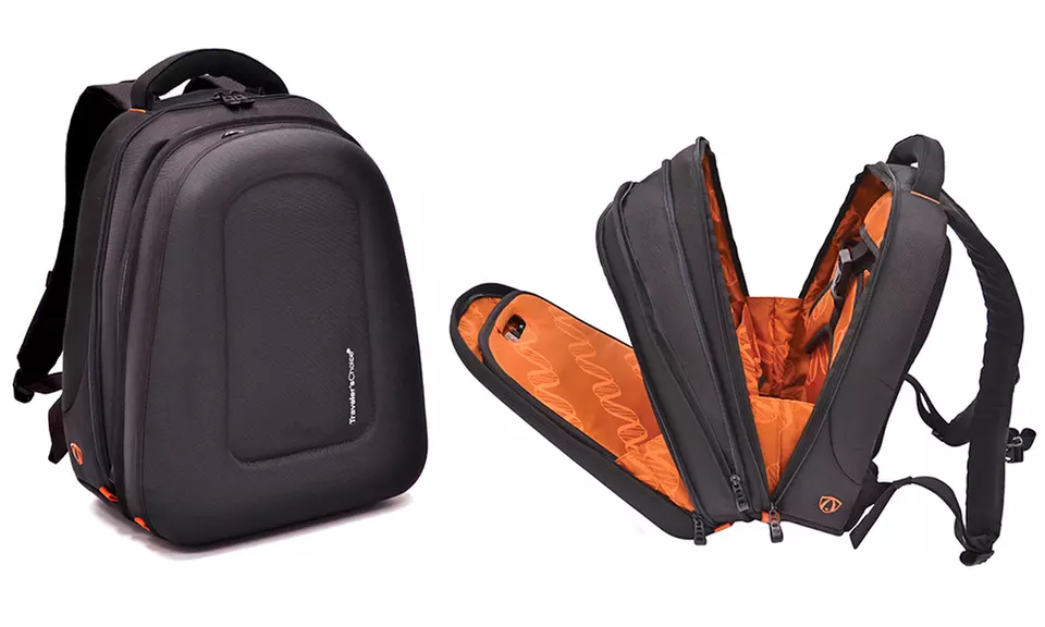 Compression-Molded EVA Expandable Laptop Backpack - Primary Image