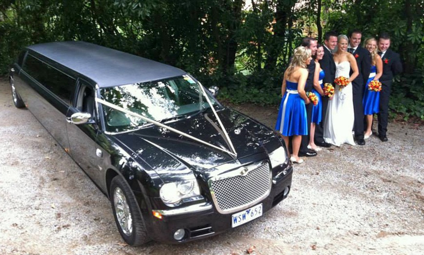 Image 1: One-Hour Stretch Limousine Hire