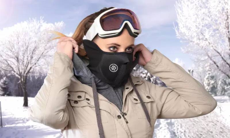 Unisex Anti Cold Fleece Ski Mask - Primary Image