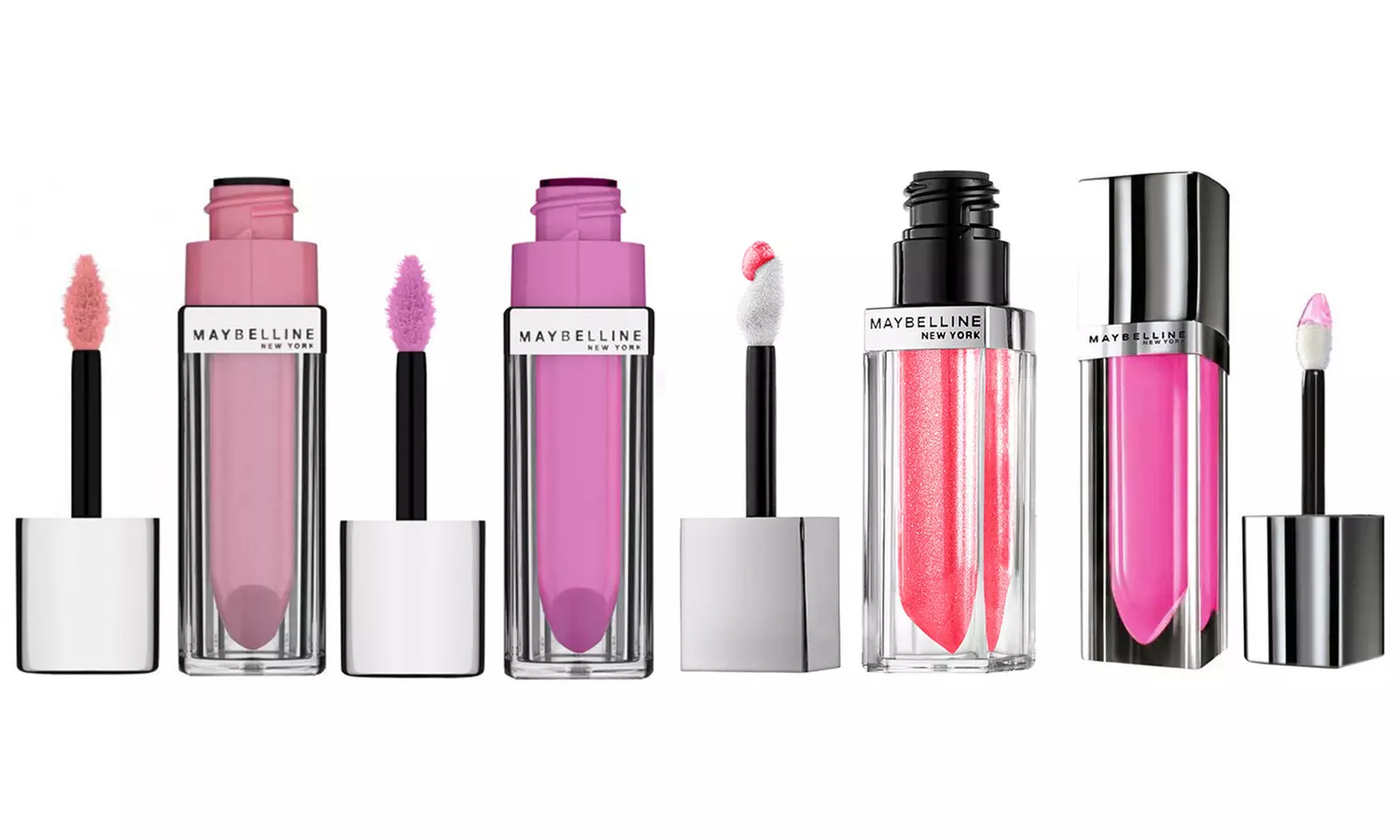 4-er Set Maybelline Colour Elixier Lip Lacquer (Farbauswahl nach Zufallsprinzip) - Primary Image