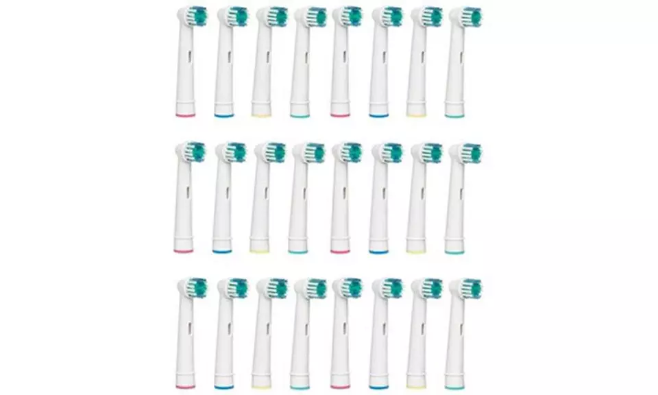 Oscillating Electric Toothbrush Replacement Heads (4-, 8-, 12-, 16-, 24-, or 32-Pack) - Second Medium