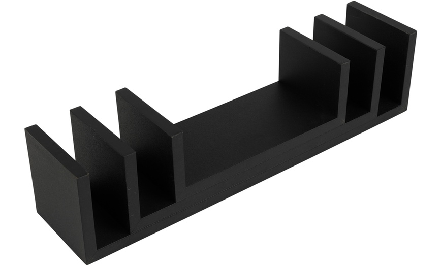 Image 8: U-Shaped Floating Shelf Unit