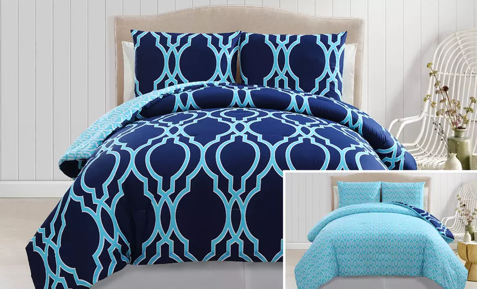 Back to School 2- or 3-Piece Reversible Comforter Set - Primary Image