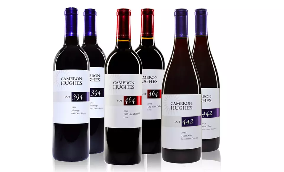 Six-Bottle Red, White, or Mixed-Wine Thanksgiving Sampler from Cameron Hughes Wine - Primary Image