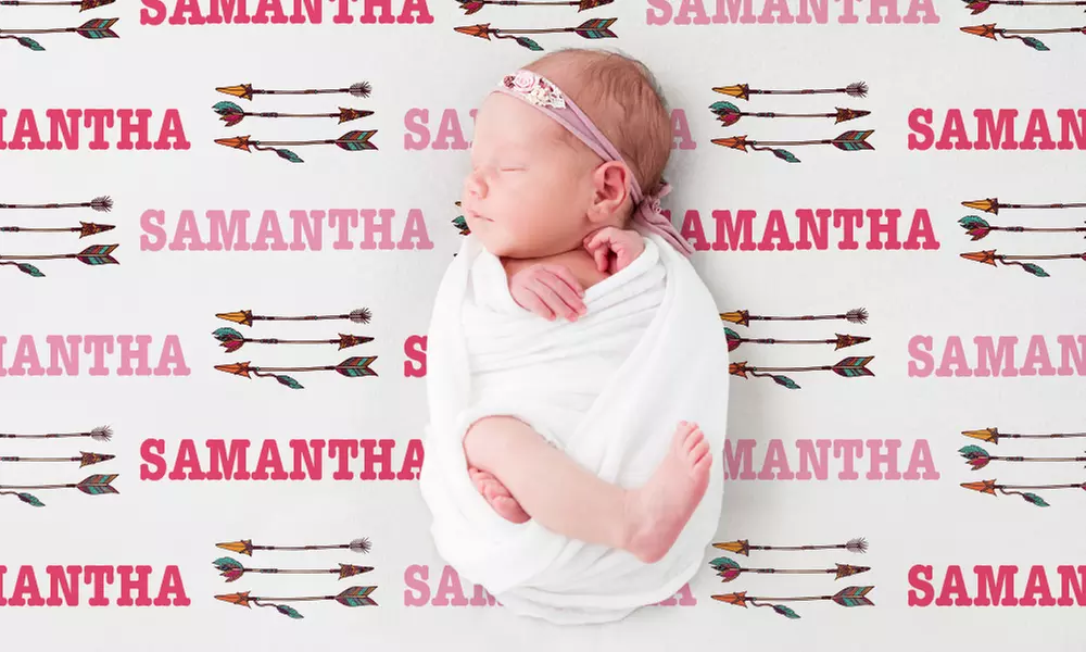 One or Two Personalized Baby Blankets from Monogram Online (Up to 34% Off) - Primary Image