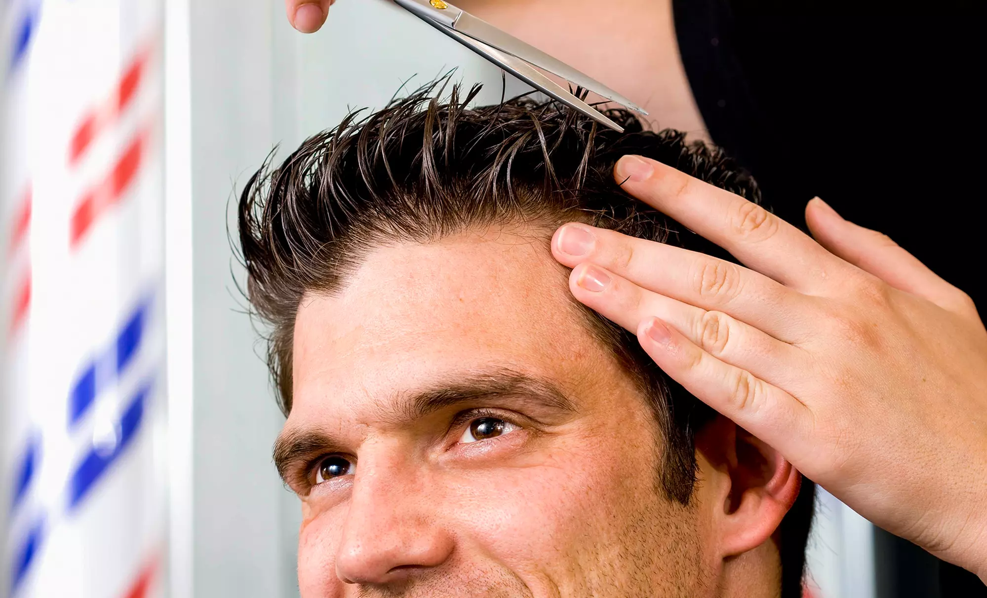 Men's Haircut and Shave from Man Up Barber Shop Huber Heights (59% Off) - Primary Image