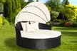 Poly Rattan-Effect Garden Daybed (£299.99) With Table (£349.99) With Free Delivery - Image 2