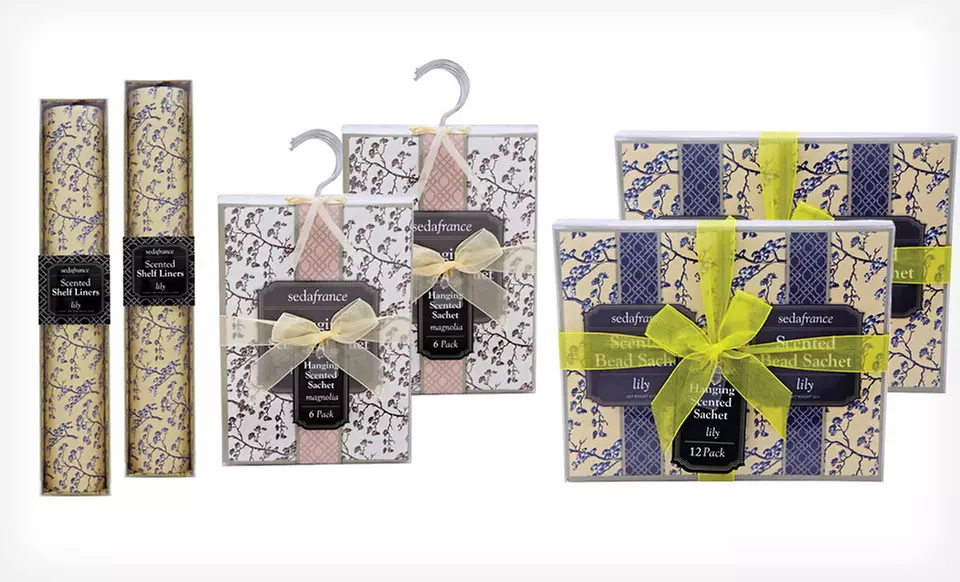 16 Seda France Scented Drawer Liners, or 12 or 24 Sachets (Up to 56% Off). 6 Scents Available. - Second Medium