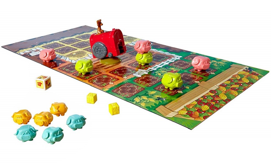 Image 2: Mattel "Go Piggy Go" Board Game