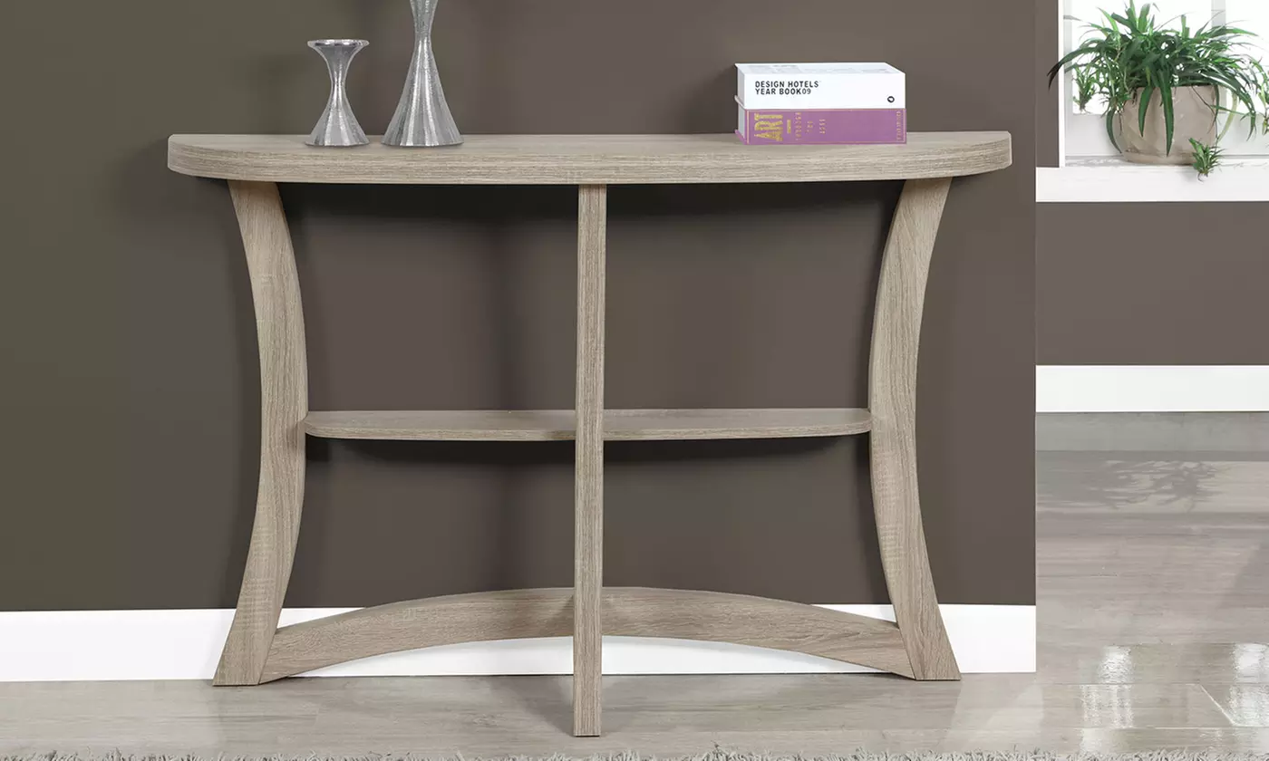 Curved Hall Console Table - Primary Image