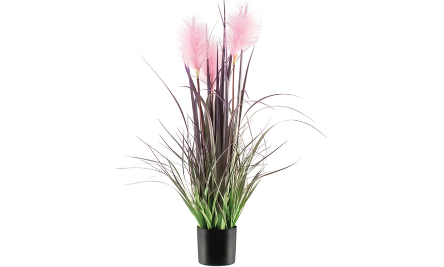 Image 5: Artificial Plume Grass Plant