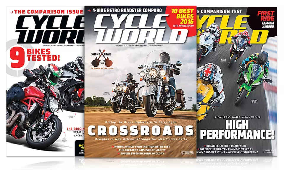 1-Year, 4-Issue Subscription to Cycle World Magazine  - Primary Image