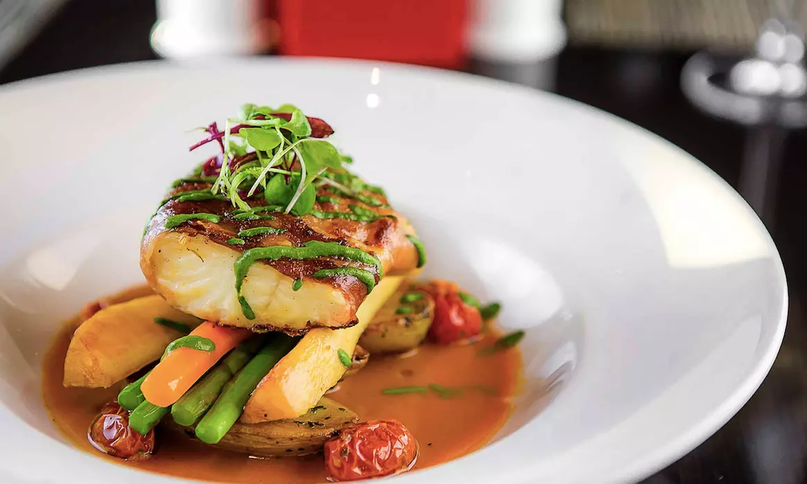 Three-Course Lunch or Dinner for Two People at The Lobby Restaurant at Pinnacle Hotel (31% Off) - Primary Image