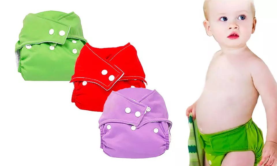 Pack of 3 Reusable Diapers or Nappy Liners Diaper Inserts from $14.99–$17.99 - Primary Image