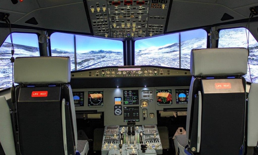 Image 1: A320 Flying Simulator Experience