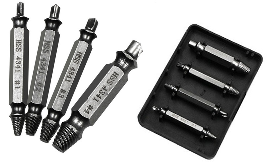 Image 3: Screw Extractor Drill Bits Set