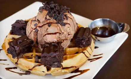 $15 for $30 Worth of Sweet and Savoury Crepes, Desserts, and Coffee Sunday–Thursday at Spin Dessert Cafe - Primary Image