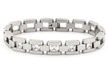 Men's Cubic Zirconia Bracelet in Stainless Steel - Second Medium