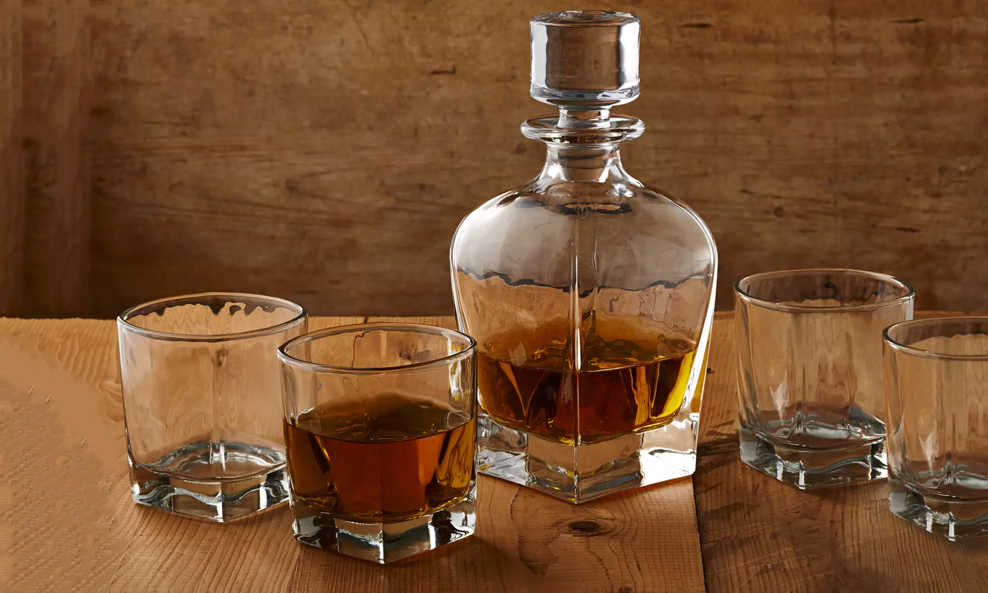 Glacier Glass Decanter Set (5-Piece) - Primary Image