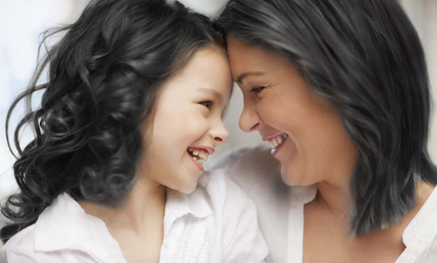 Image 1: Haircut For Mother and Daughter