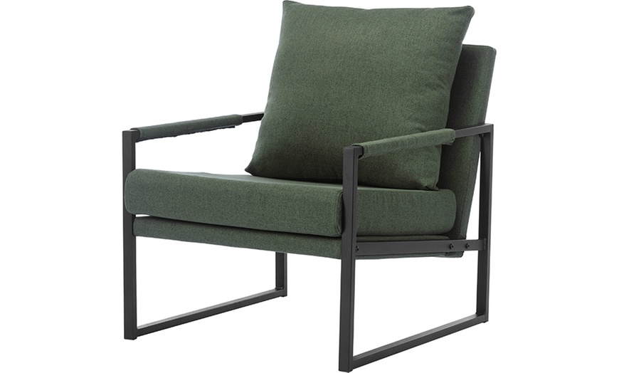 Image 19: Fauteuil rembourré contemporain