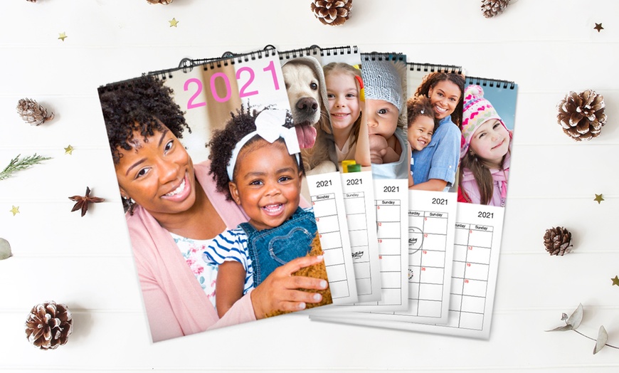 Custom Photo Wall Calendar - Printerpix | Groupon