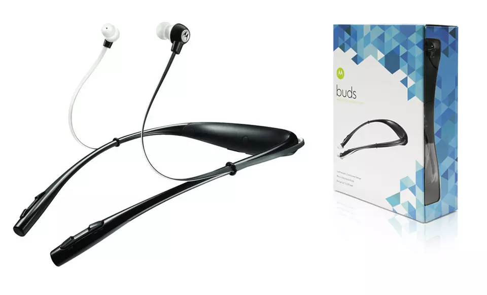 Motorola Buds SF500 Universal Bluetooth Stereo Headset With Mic in Black or White - Primary Image