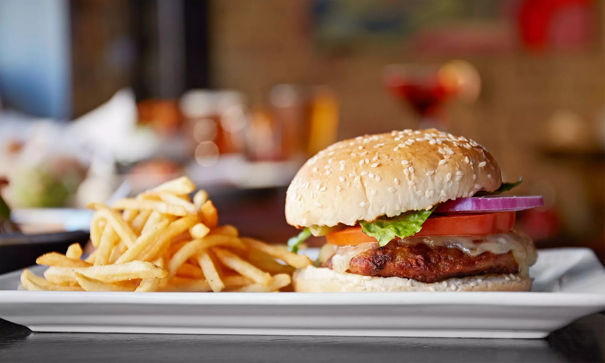 Pub Fare and Drinks at Hoggsbreath Bar (Up to 43% Off). Two Options Available. - Primary Image
