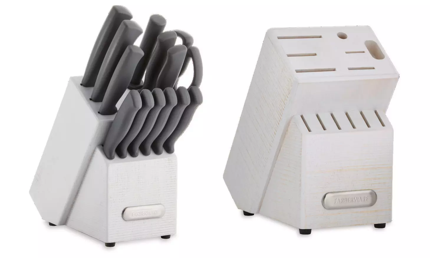 Farberware Classic White-Wash Knife Block Set (14-Piece) - Primary Image
