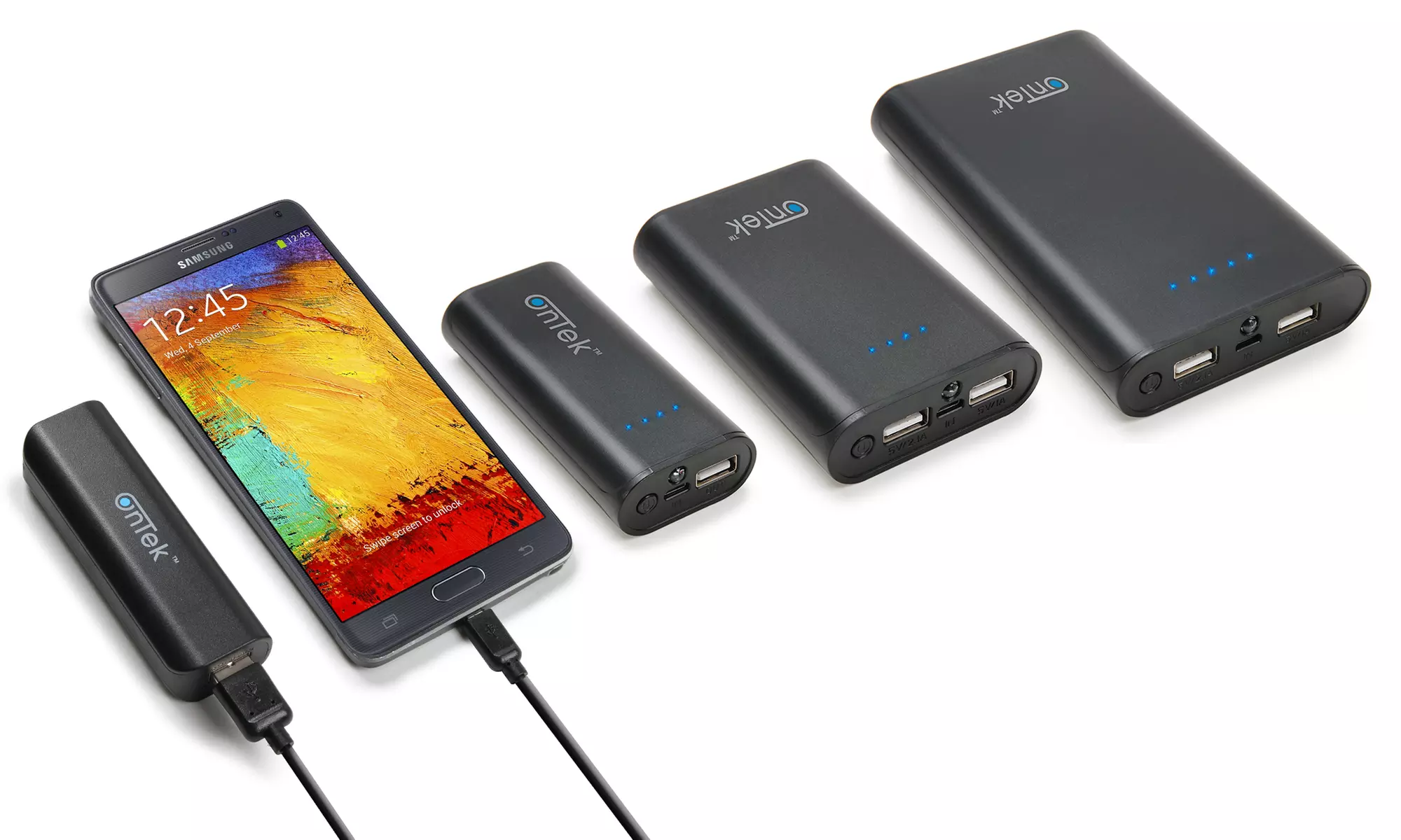 Free Shipping - Ontek Universal Portable Battery Pack Chargers for Smartphones and Tablets (2000mAh-12000mAh)       - Second Medium