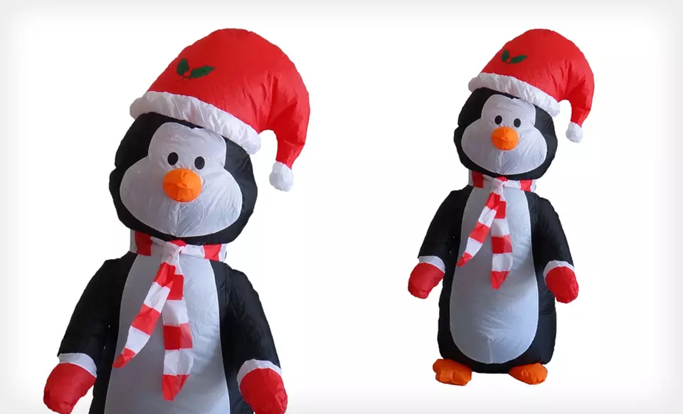 Penguin, Elephant, Reindeer, or Santa Claus Airplane Christmas Inflatable (Up to 54% Off). Free Shipping and Returns. - Second Medium