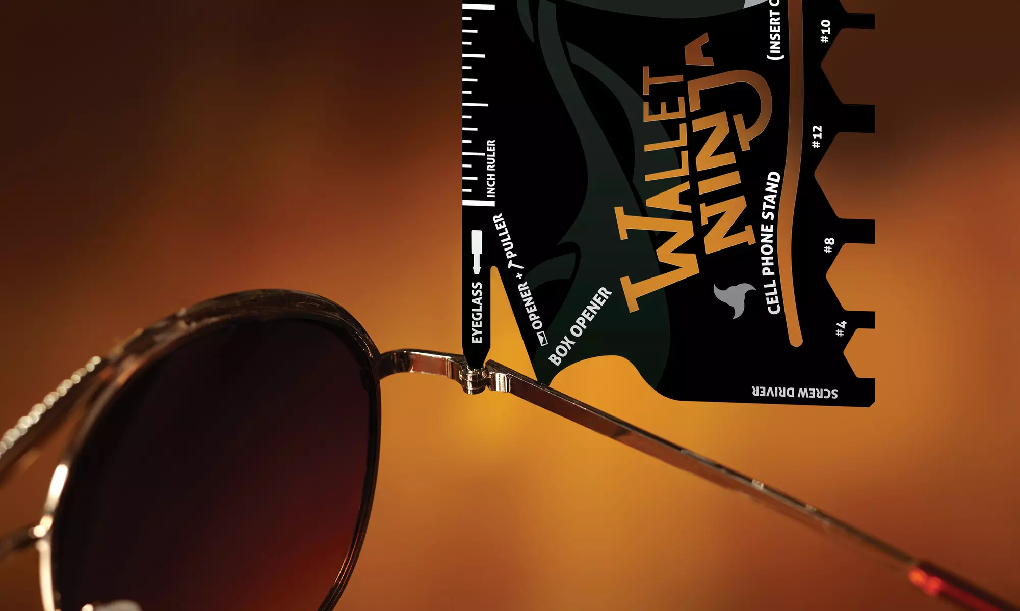 Wallet Ninja Credit-Card-Sized 18-in-1 Multitool - Second Medium