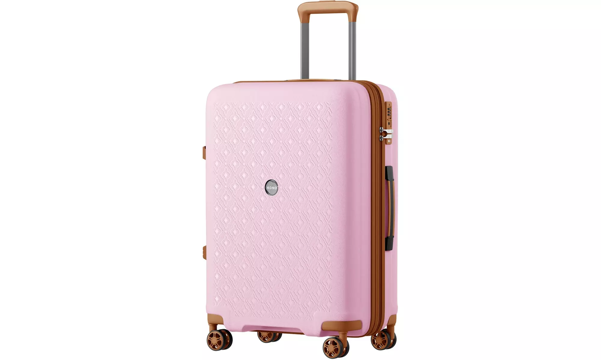 1 / 3x KONO Hartschalen-Reisekoffer mit TSA-Schloss