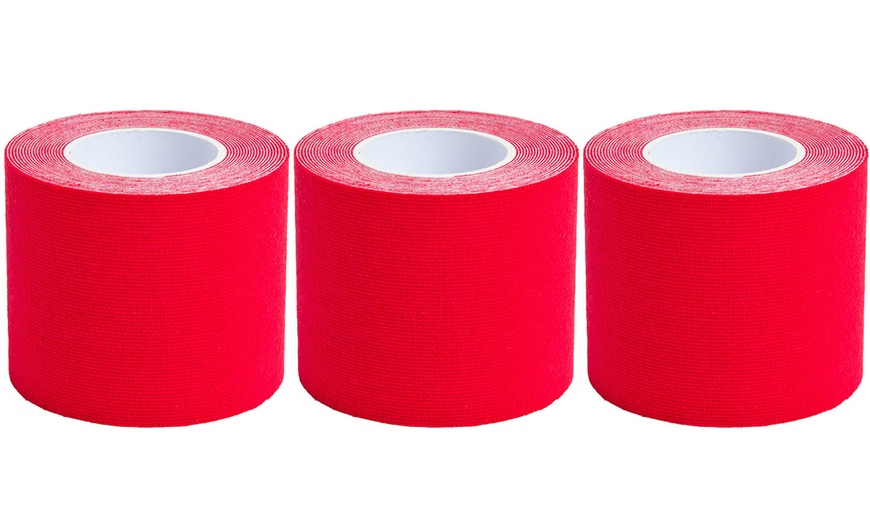 Image 23: One, Three or Six Rolls of Kinesiology Tapes