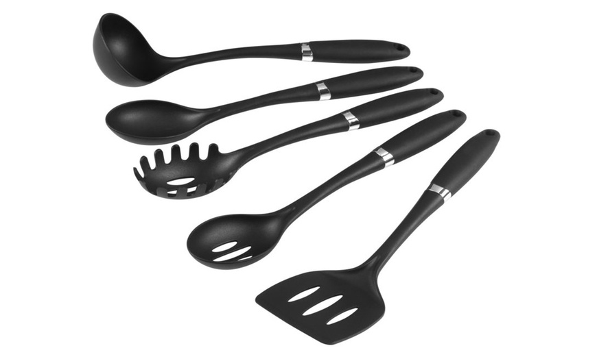 Image 5: Swan Pan Set with Utensil Set 