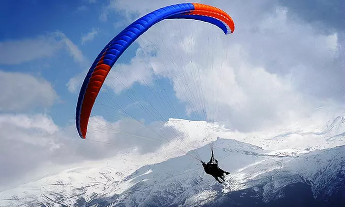 C$99 for Tandem Paragliding with Helmet and Jump Video from FlyBC Paragliding (C$200 Value) - Primary Image
